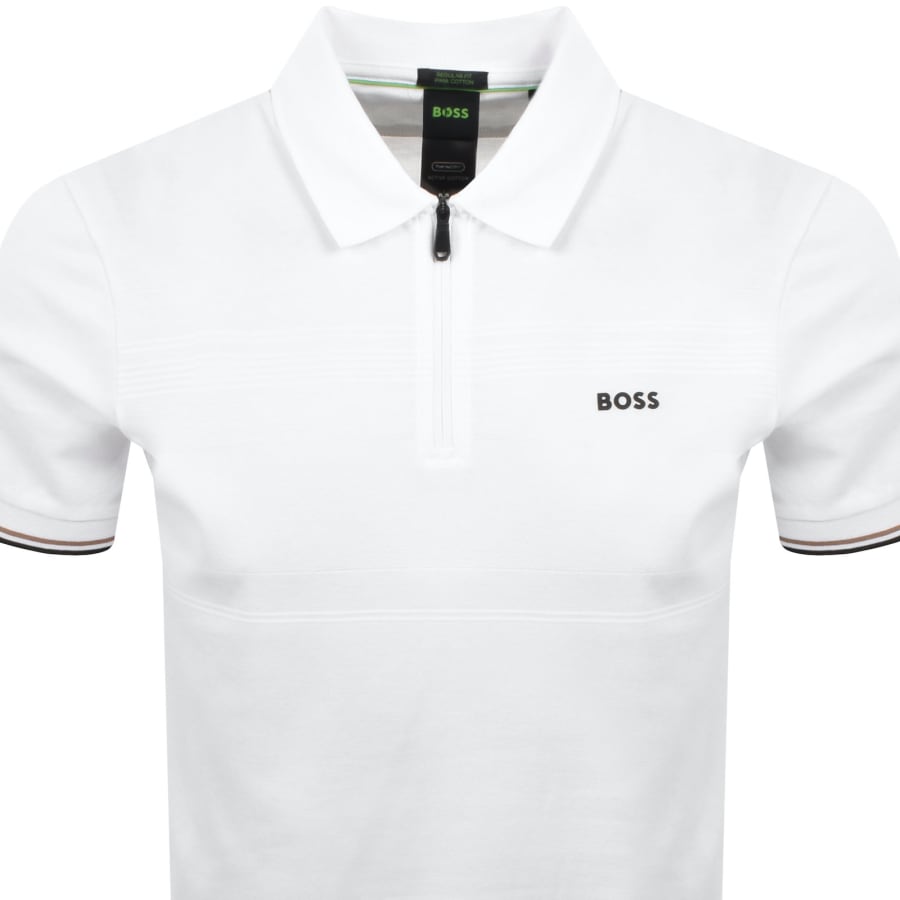 Image number 2 for BOSS Philix Polo T Shirt White