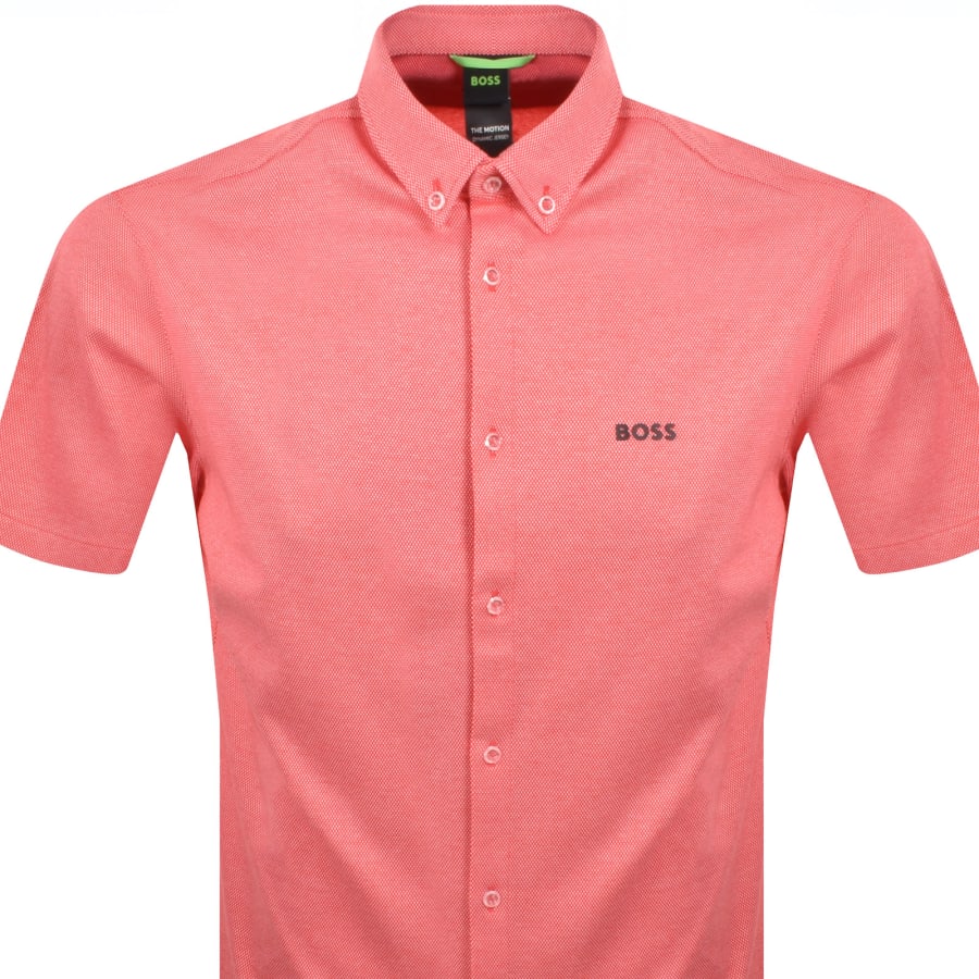 Image number 2 for BOSS B Motion Short Sleeve Shirt Red