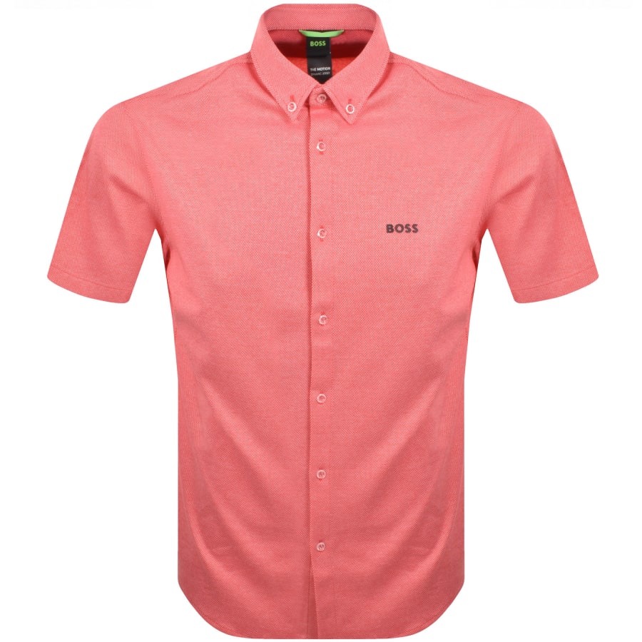 Image number 1 for BOSS B Motion Short Sleeve Shirt Red