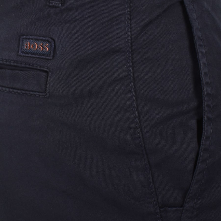 Image number 3 for BOSS Chino Slim Shorts Navy