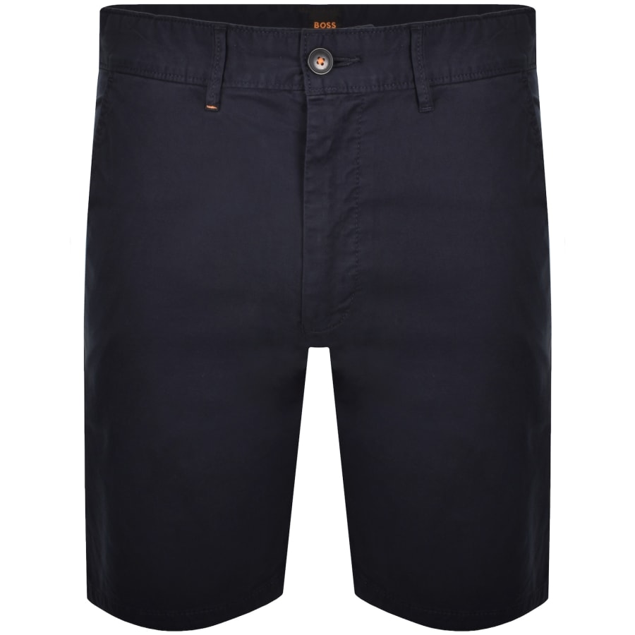 Image number 1 for BOSS Chino Slim Shorts Navy