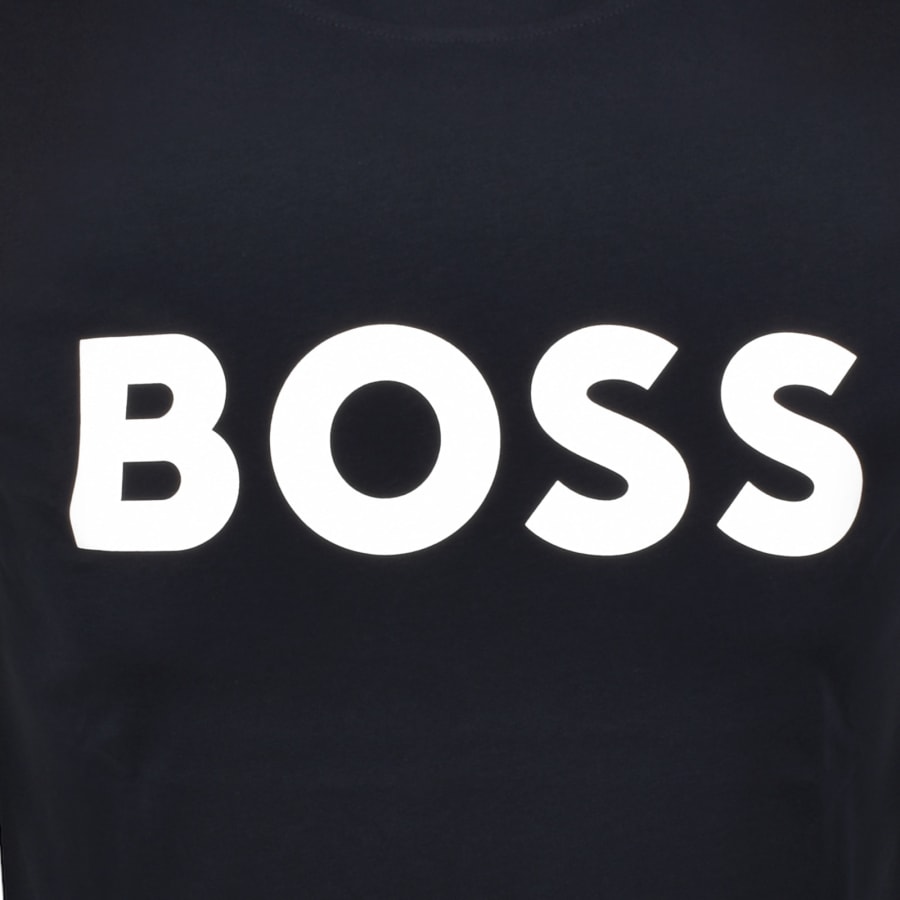 Image number 3 for BOSS Thinking 1 Logo T Shirt Blue