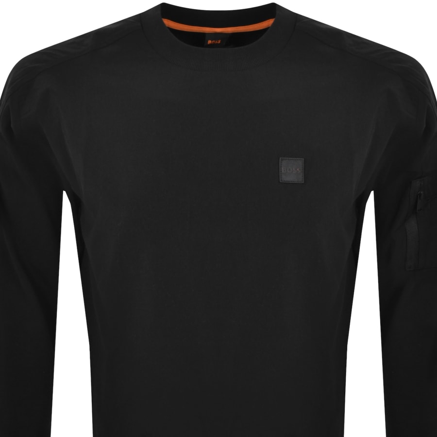 Image number 3 for BOSS Nylon Sweatshirt Black