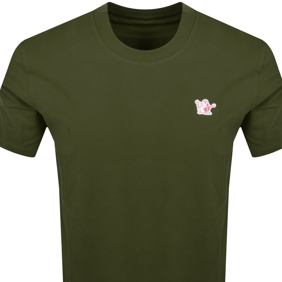 Image number 3 for True Religion Mini Buddha Logo T Shirt Green
