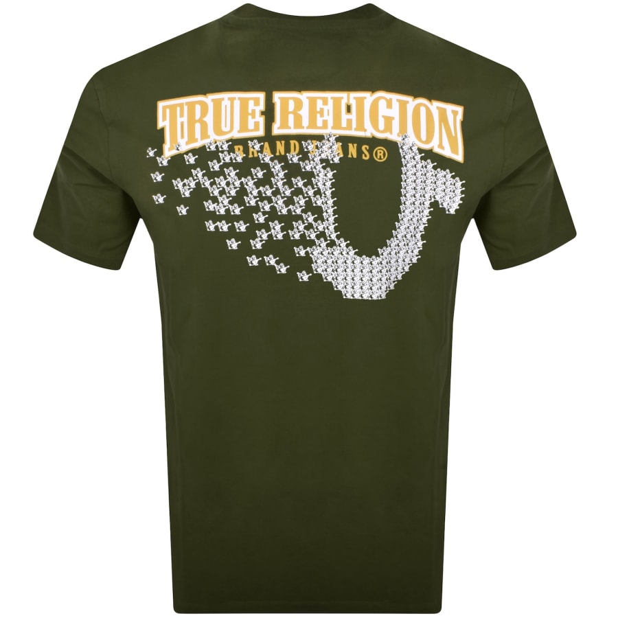 Image number 5 for True Religion Mini Buddha Logo T Shirt Green