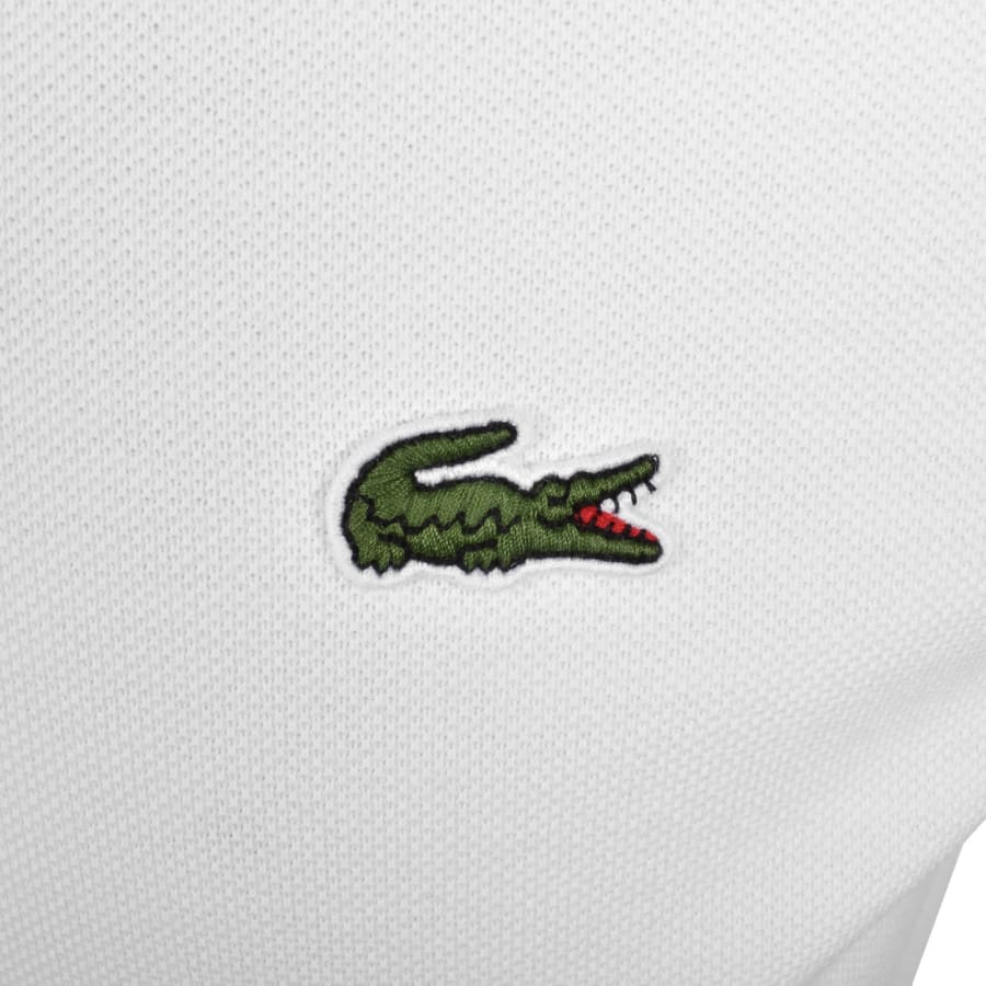 Image number 3 for Lacoste Short Sleeved Polo T Shirt White