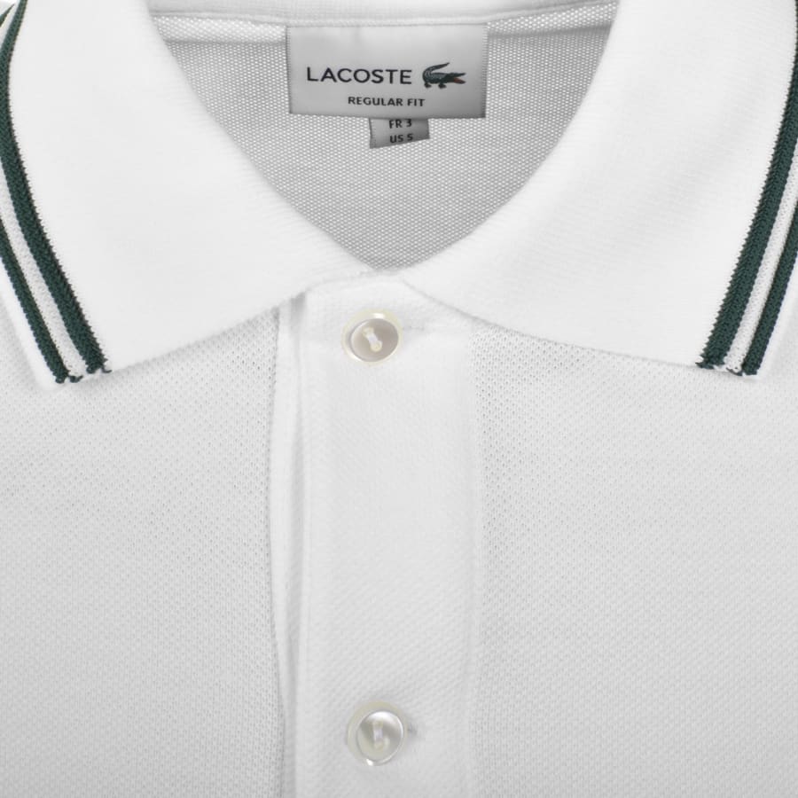 Image number 4 for Lacoste Short Sleeved Polo T Shirt White