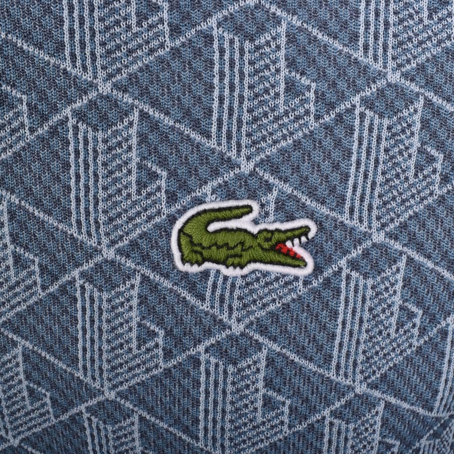 Image number 4 for Lacoste Full Zip Sweatshirt Blue