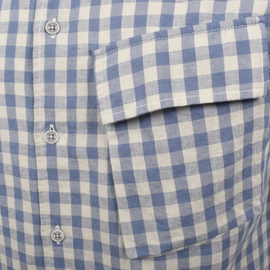 Image number 5 for Belstaff Scale Long Sleeved Shirt Blue