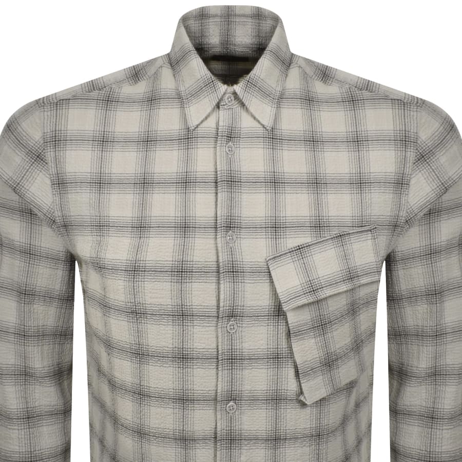 Image number 3 for Belstaff Scale Long Sleeved Shirt Grey