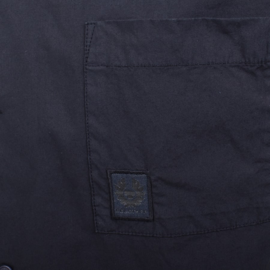 Image number 3 for Belstaff Short Sleeve Tide Shirt Navy