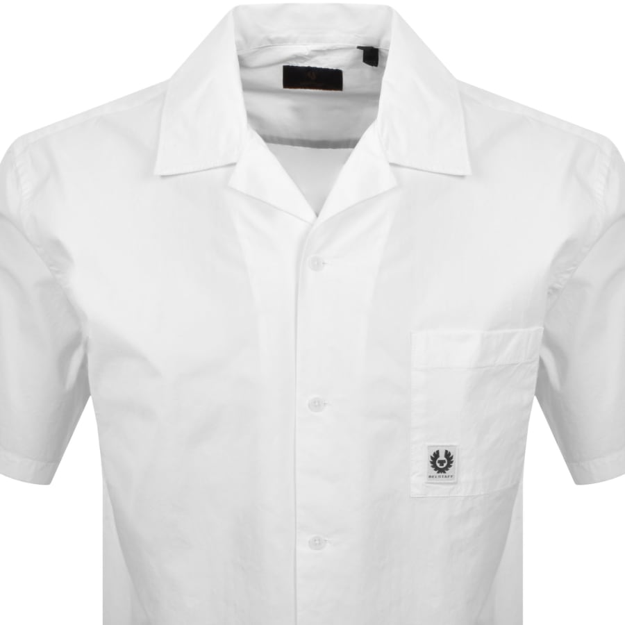 Image number 2 for Belstaff Short Sleeve Tide Shirt White