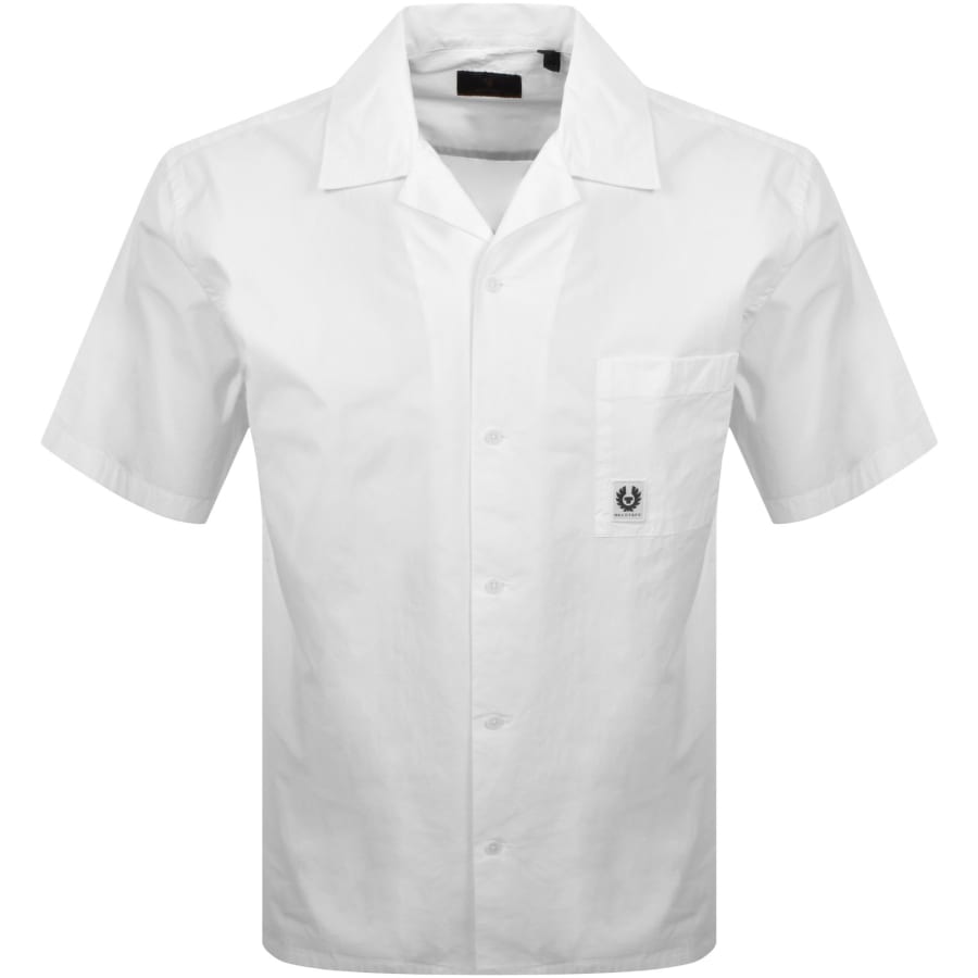 Image number 1 for Belstaff Short Sleeve Tide Shirt White
