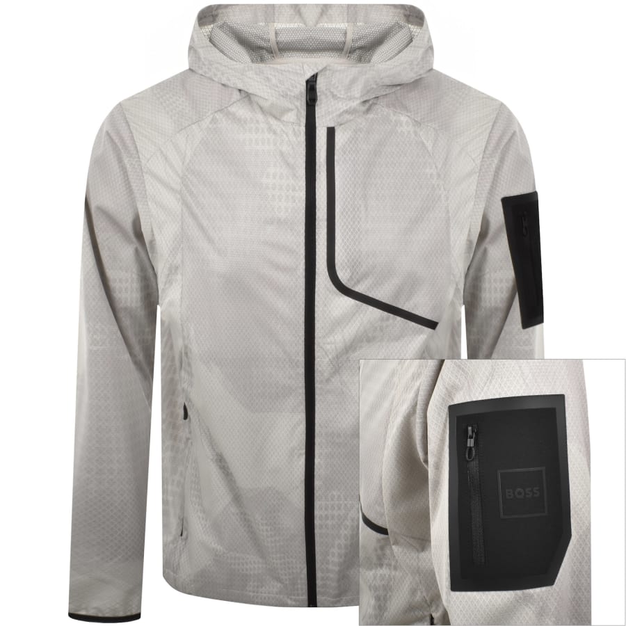 Image number 1 for BOSS Negev Jacket Beige