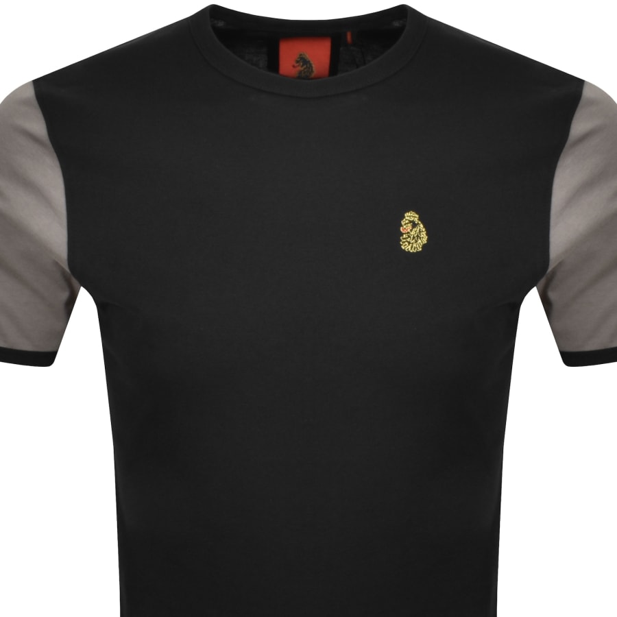 Image number 2 for Luke 1977  Ringer Contrast T Shirt Black
