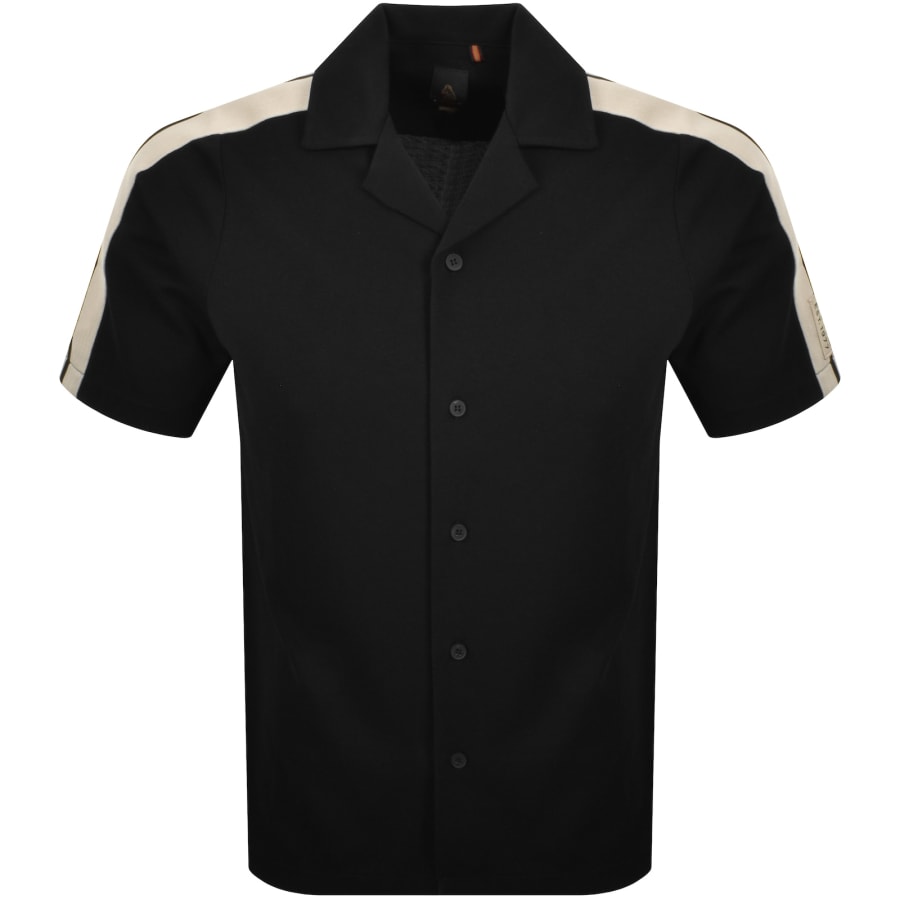 Image number 2 for Luke 1977 Peking Tape Detail Shirt Black