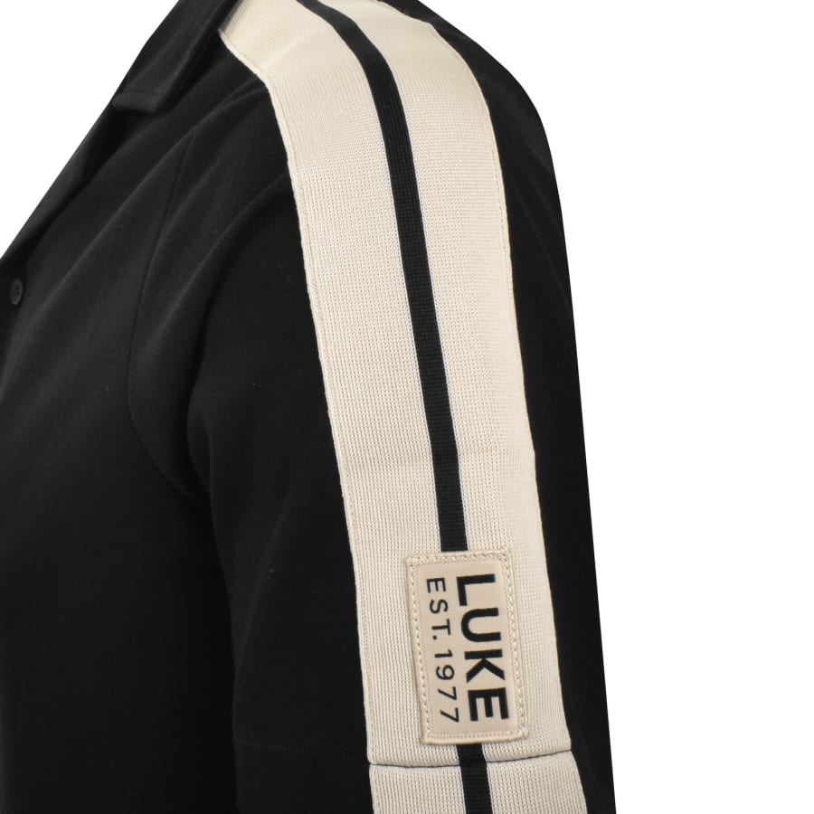 Image number 4 for Luke 1977 Peking Tape Detail Shirt Black