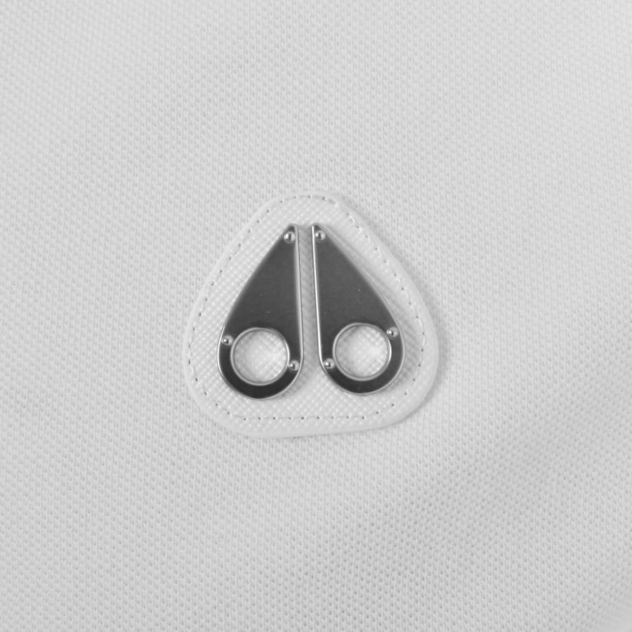Image number 3 for Moose Knuckles Everett Polo T Shirt White