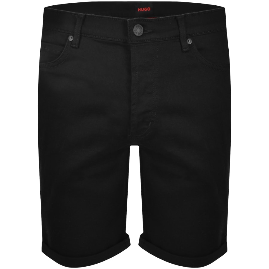 Image number 2 for HUGO 634 Denim Shorts Black