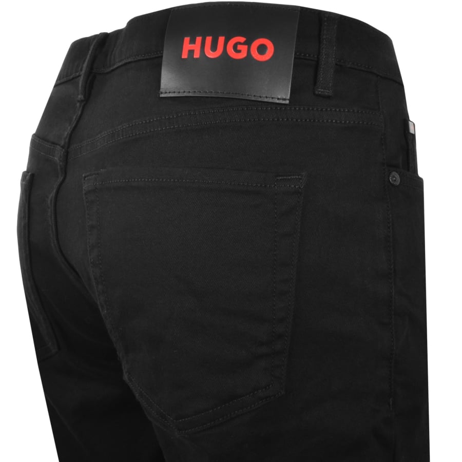 Image number 4 for HUGO 634 Denim Shorts Black