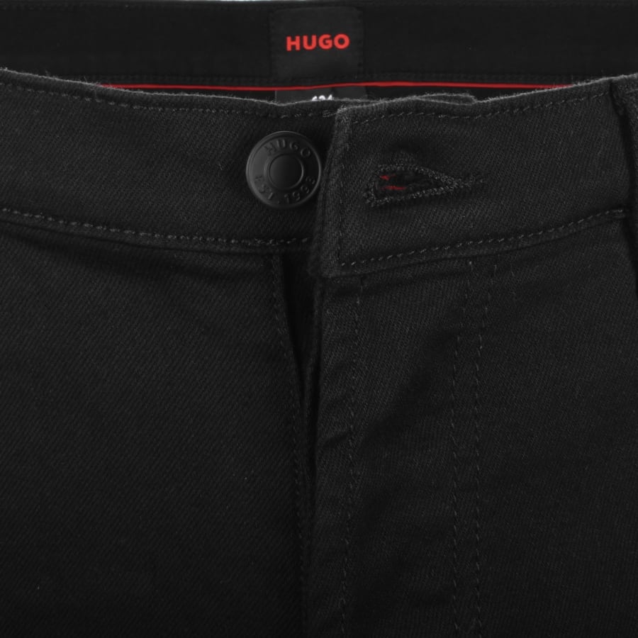 Image number 5 for HUGO 634 Denim Shorts Black