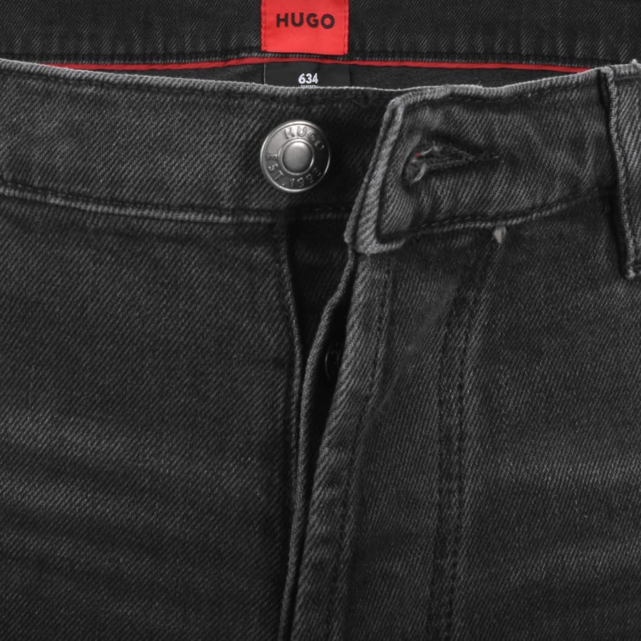 Image number 5 for HUGO 634 Denim Shorts Black