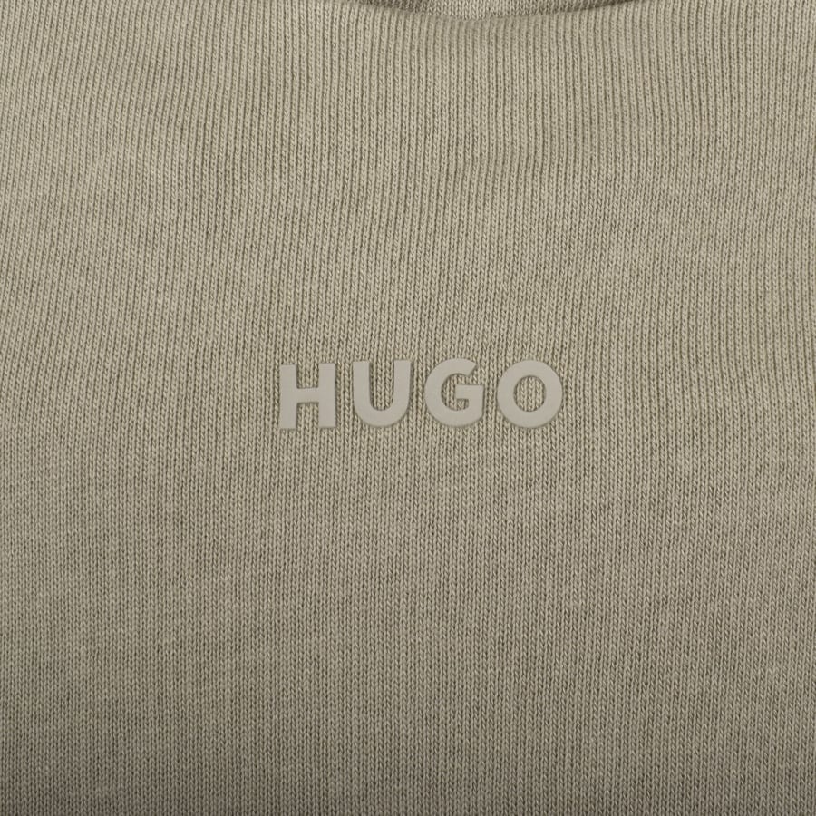 Image number 3 for HUGO Dapo Hoodie Khaki
