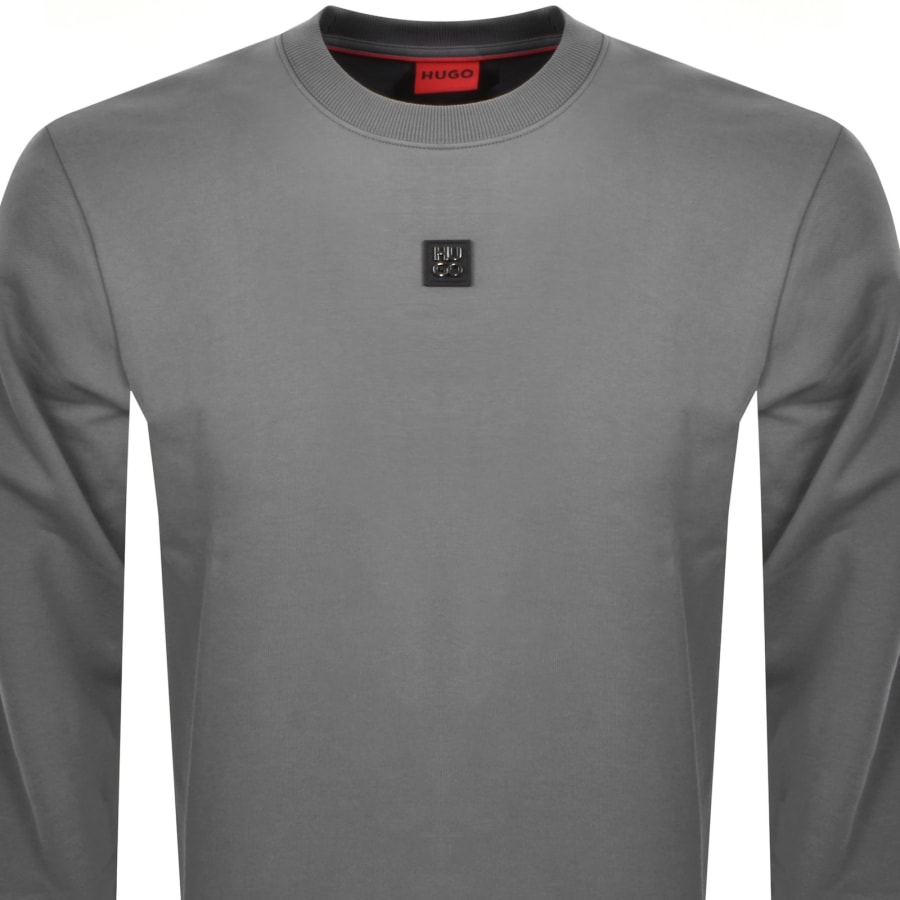Image number 2 for HUGO Dettil Relaxed Fit Sweatshirt Grey