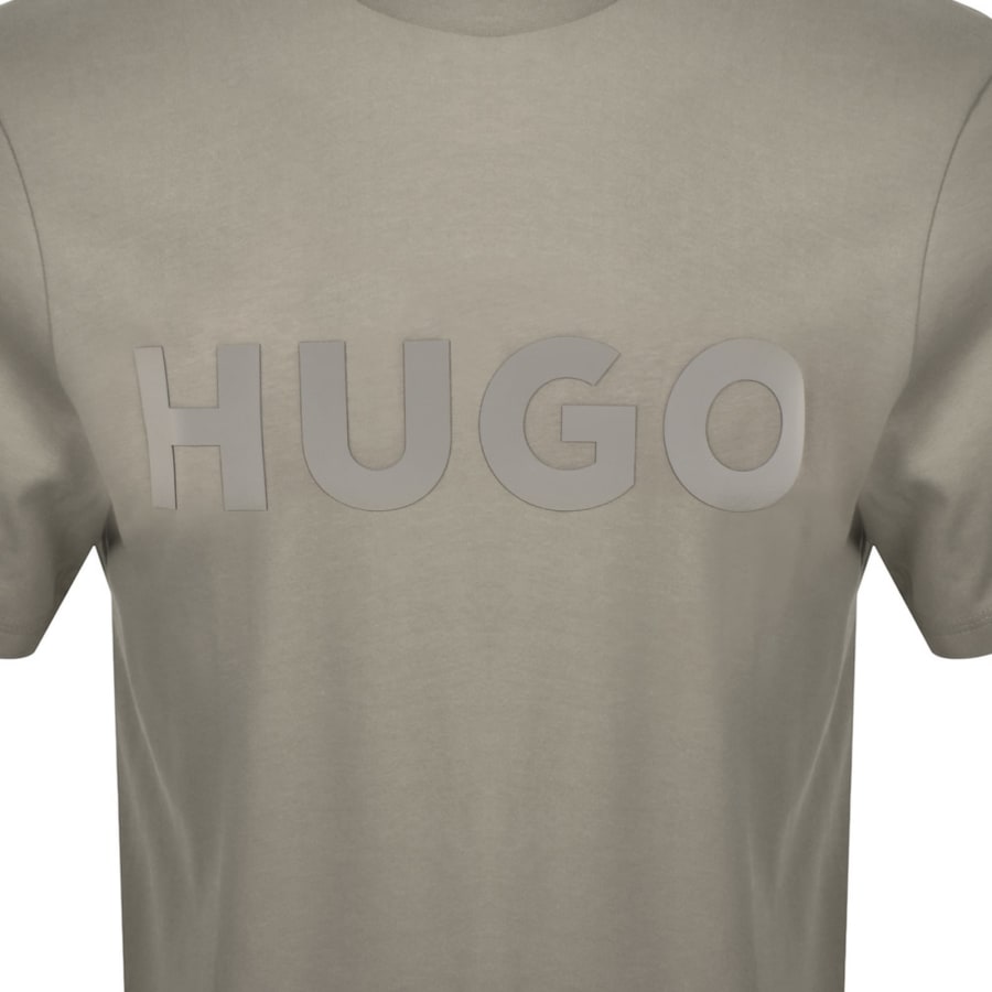Image number 3 for HUGO Dinkee Loose Fit T Shirt Brown