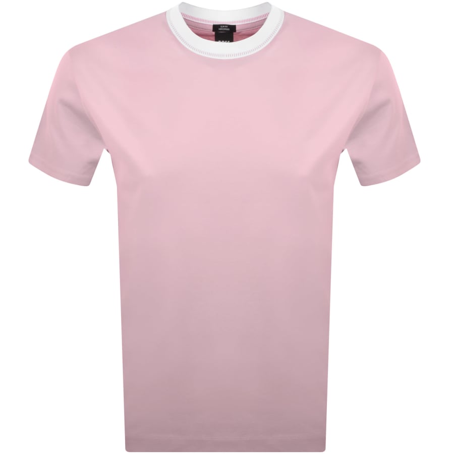 Image number 1 for BOSS H Tessler 199 Jersey T Shirt Pink