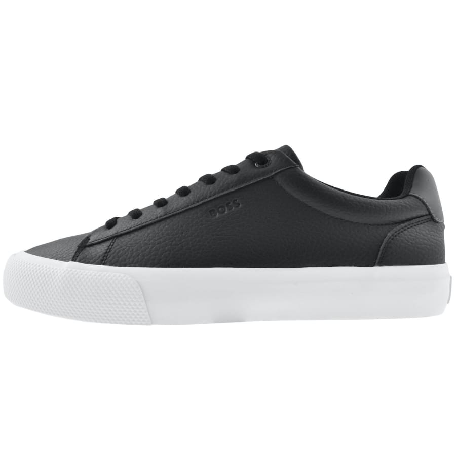 Image number 1 for BOSS Aiden Tennis Trainers Black