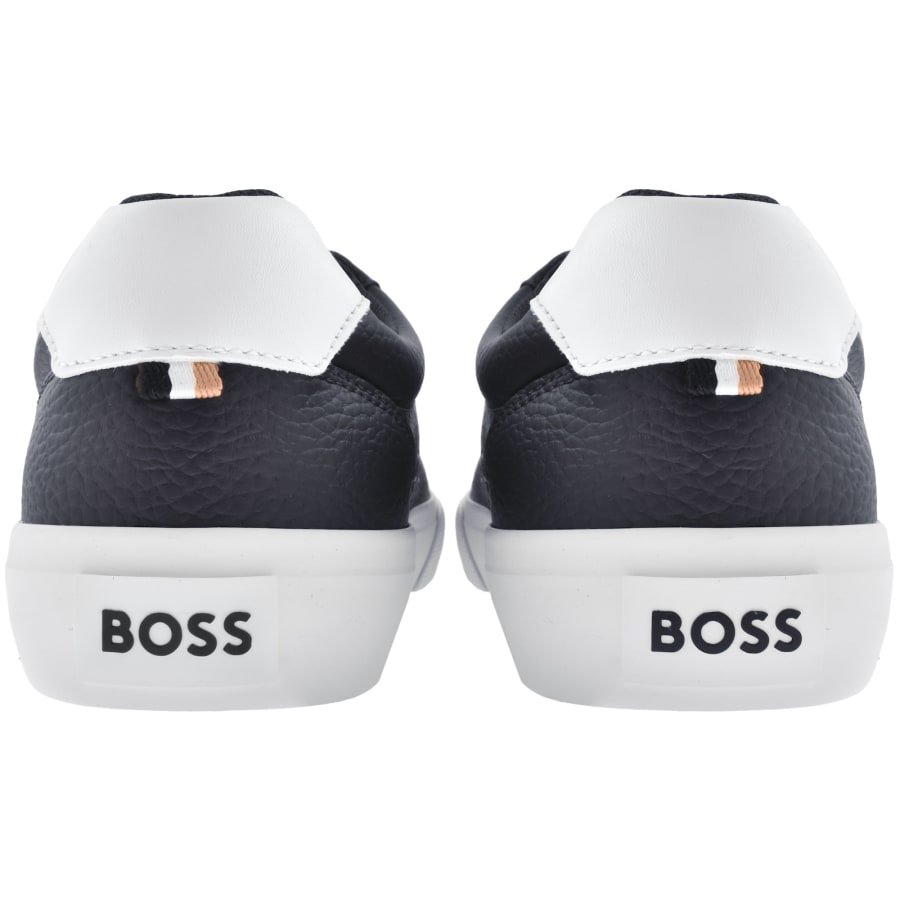 Image number 2 for BOSS Aiden Tennis Trainers Navy