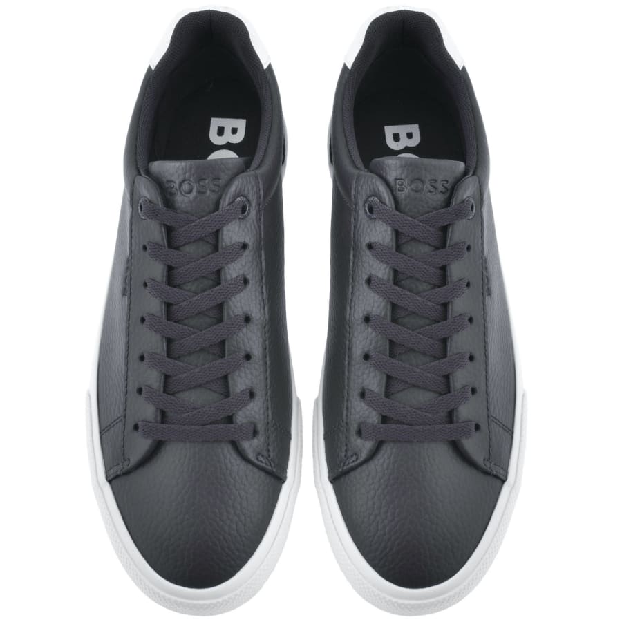 Image number 3 for BOSS Aiden Tennis Trainers Navy