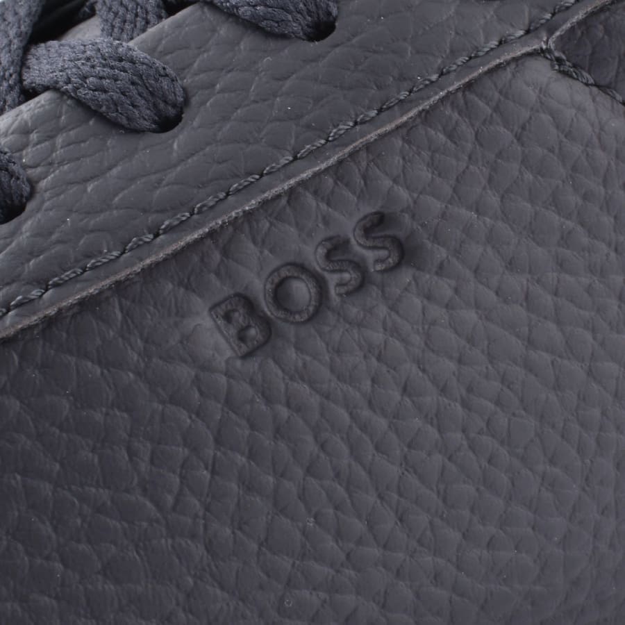 Image number 4 for BOSS Aiden Tennis Trainers Navy