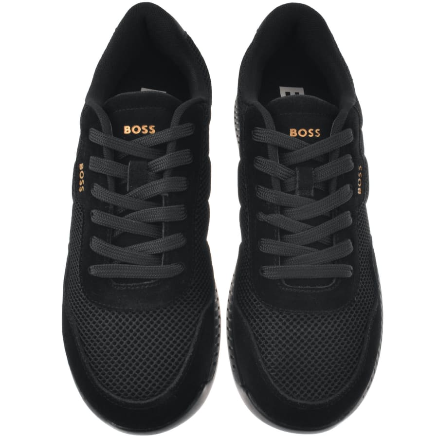 Image number 3 for BOSS Titanium Runner Trainers Black