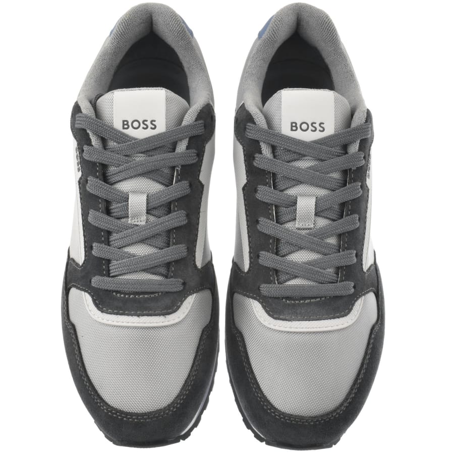 Image number 3 for BOSS Parkour L Runner Trainers Grey