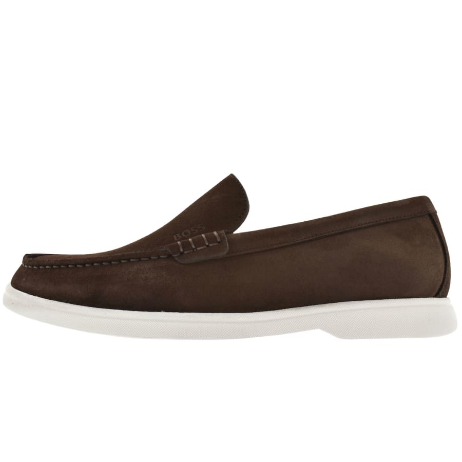 Image number 1 for BOSS Sienne Loafers Brown