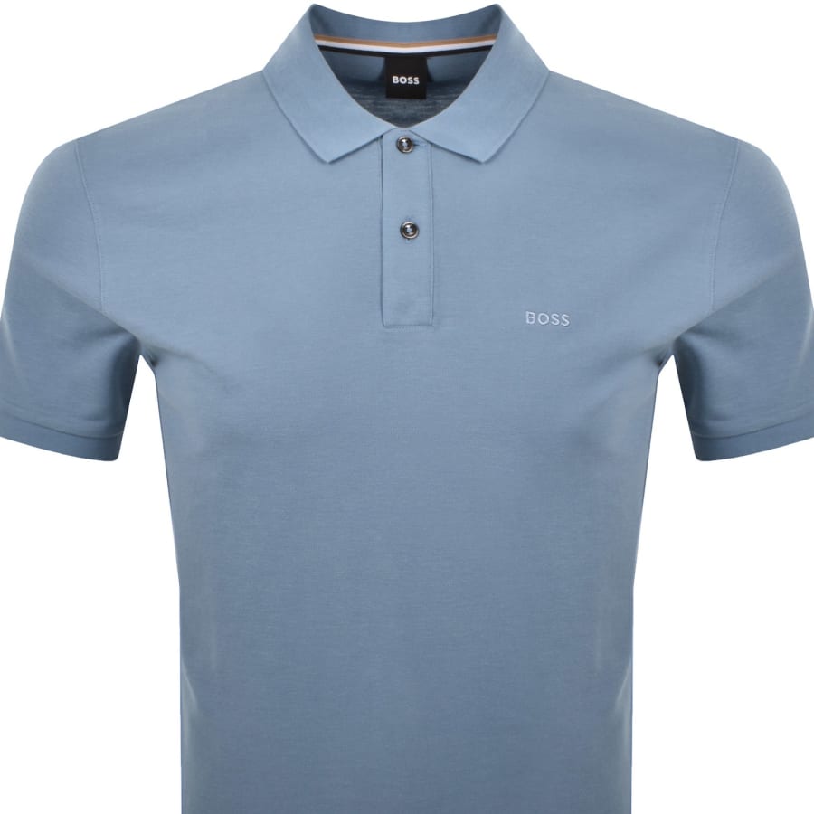 Image number 2 for BOSS Pallas Polo T Shirt Blue
