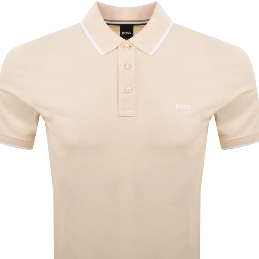 Image number 2 for BOSS Parlay 190 Polo T Shirt Pale Orange