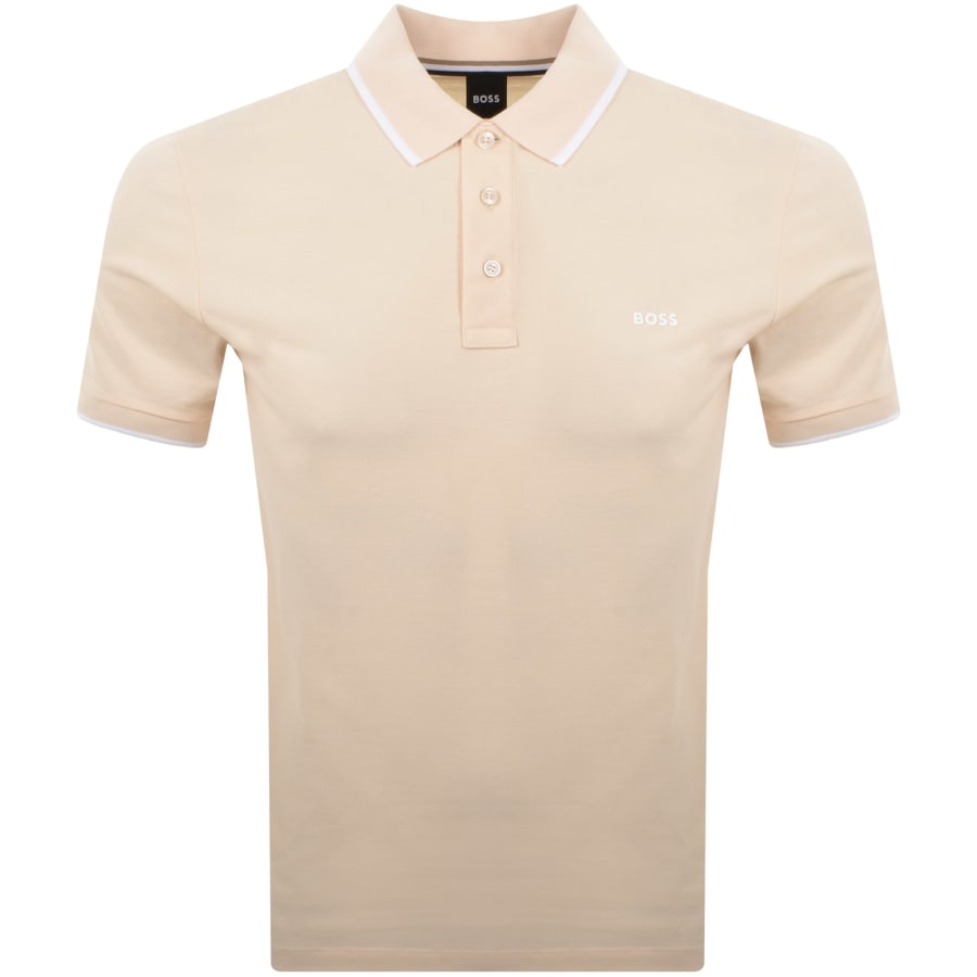 Image number 1 for BOSS Parlay 190 Polo T Shirt Pale Orange