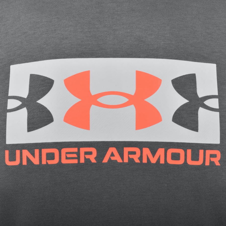 Image number 3 for Under Armour Rival Terry Logo Hoodie Grey