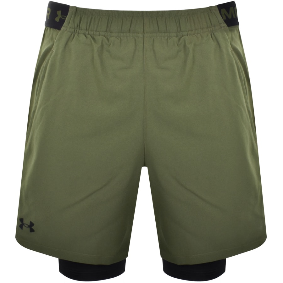 Image number 1 for Under Armour Vanish Woven 2in1 Shorts Green