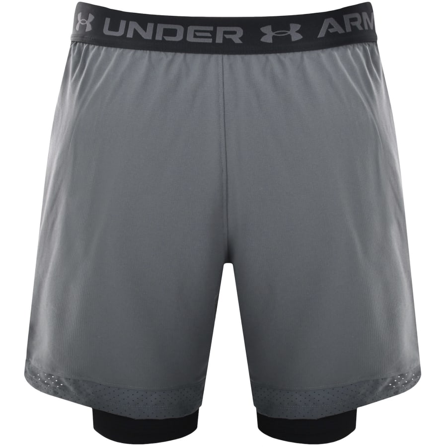 Image number 2 for Under Armour Vanish Woven 2in1 Shorts Grey