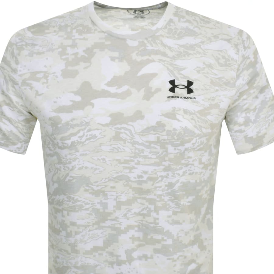 Image number 2 for Under Armour Loose Camo Short Sleeve T Shirt Grey