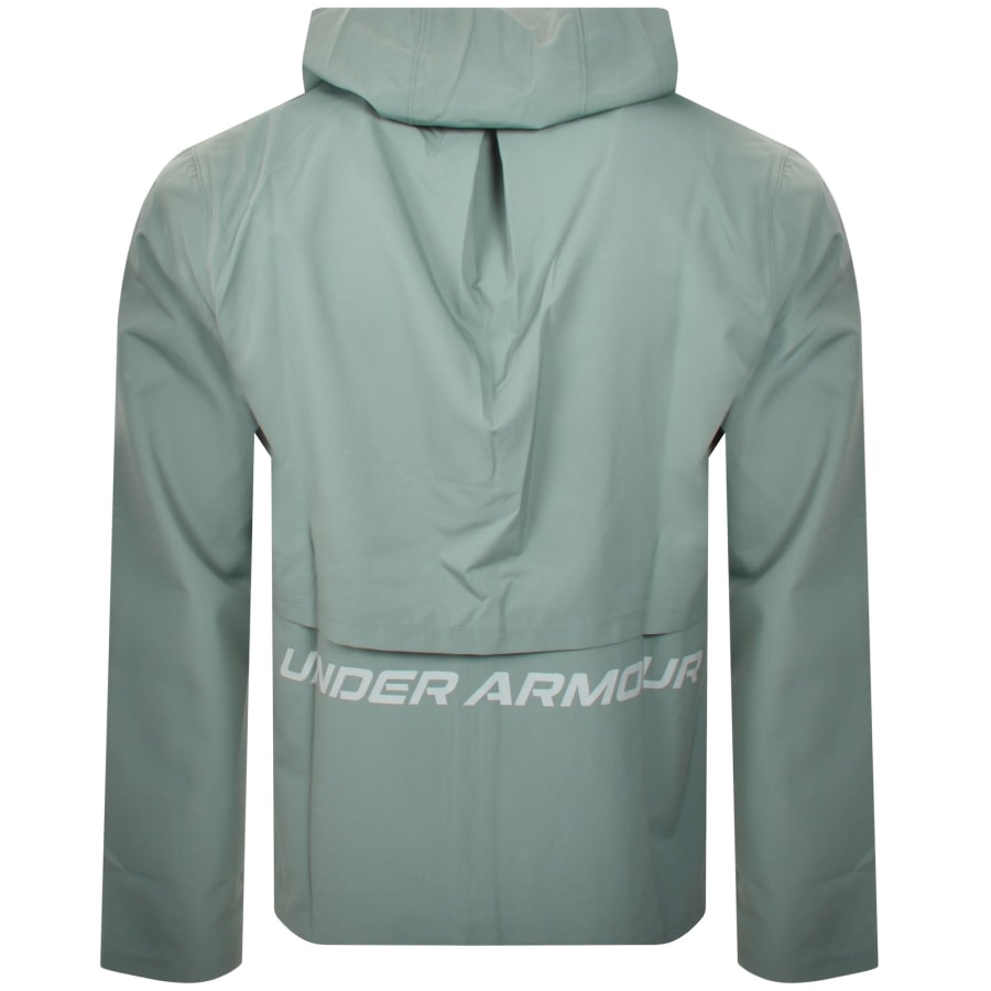 Image number 5 for Under Armour Launch Hooded Jacket Green