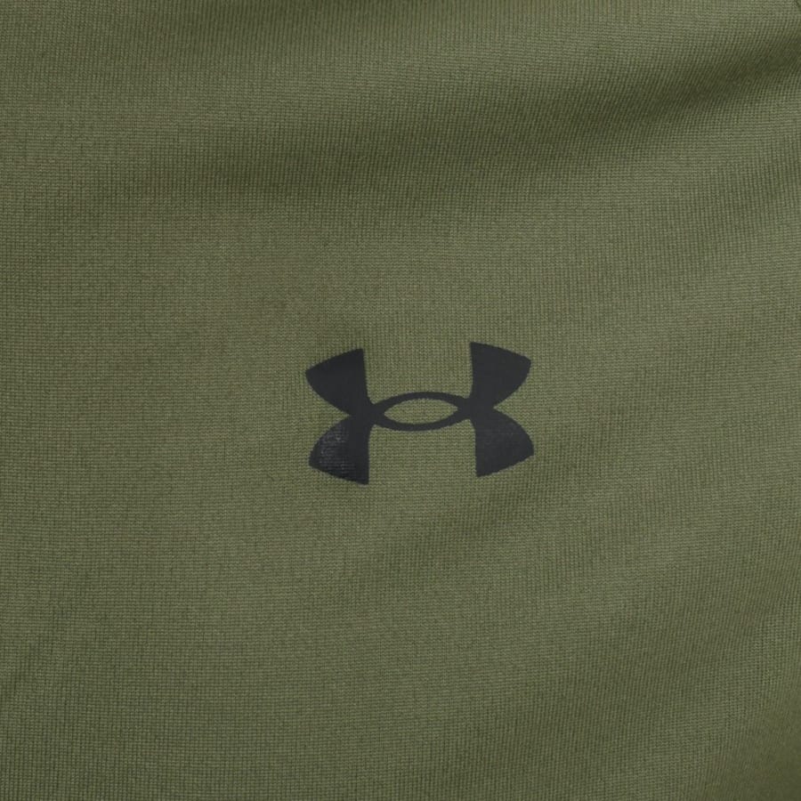 Image number 3 for Under Armour Tech Half Zip Sweatshirt Khaki