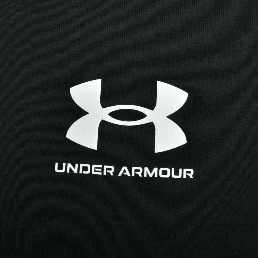 Image number 3 for Under Armour Terry Short Sleeve Hoodie Black