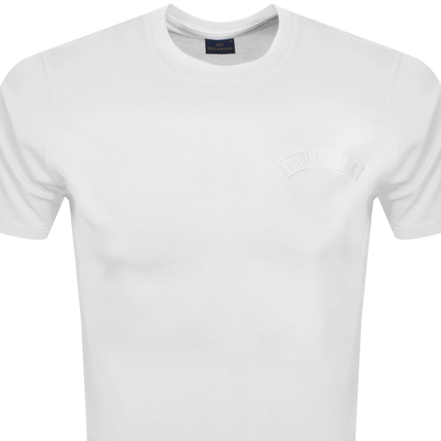 Image number 3 for Paul And Shark Logo T Shirt White