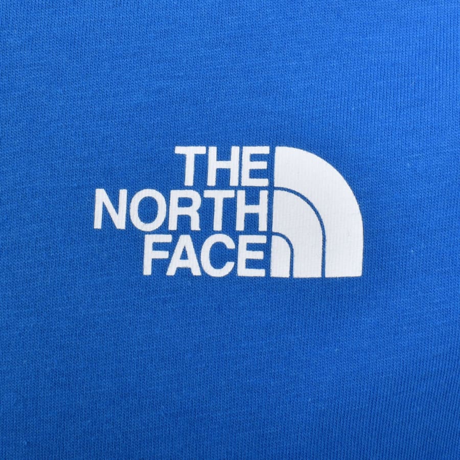 Image number 4 for The North Face Red Box T Shirt Blue