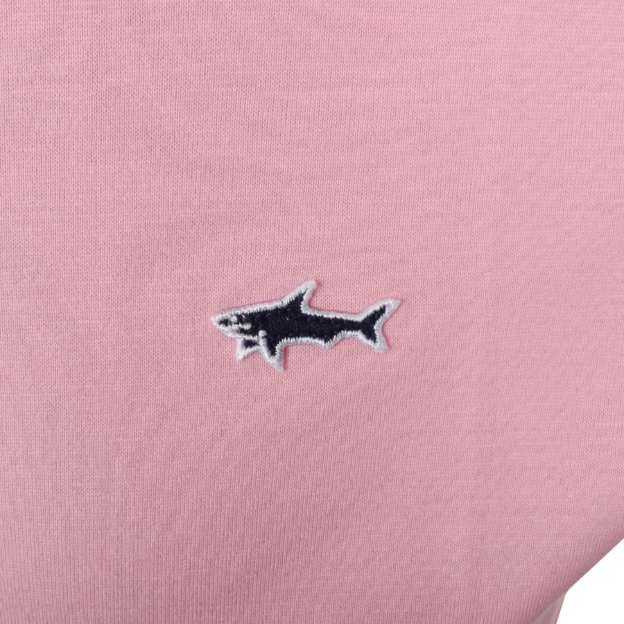 Image number 3 for Paul And Shark Logo T Shirt Pink